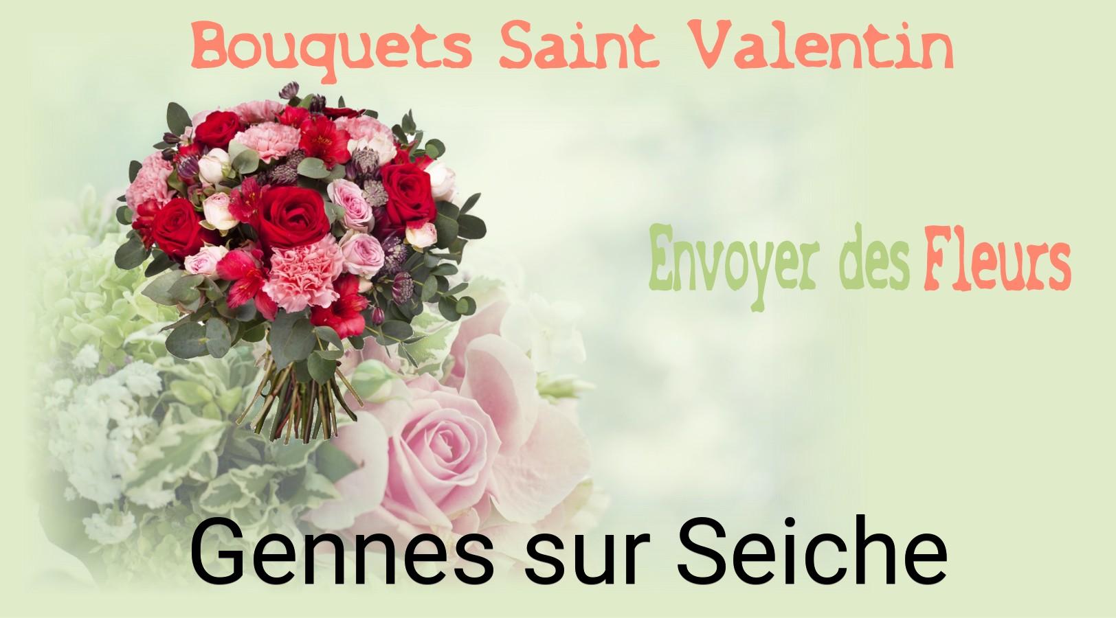 Roses de Saint-Valentin livrées à Gennes-sur-Seiche